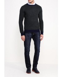 Мужской разноцветный свитер с круглым вырезом от Another Influence