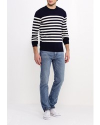 Мужской разноцветный свитер с круглым вырезом от Armani Jeans