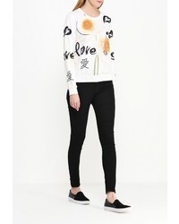 Женский разноцветный свитер с круглым вырезом от Aurora Firenze