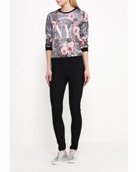 Женский разноцветный свитер с круглым вырезом от Aurora Firenze