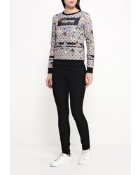 Женский разноцветный свитер с круглым вырезом от Aurora Firenze