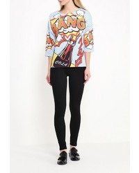 Женский разноцветный свитер с круглым вырезом от Aurora Firenze