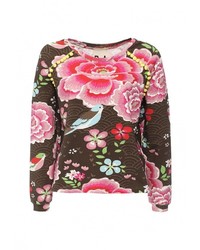 Женский разноцветный свитер с круглым вырезом от BeaYukMui