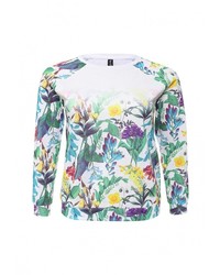 Женский разноцветный свитер с круглым вырезом от Bestia Donna