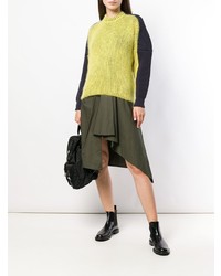 Женский разноцветный свитер с круглым вырезом от Sportmax