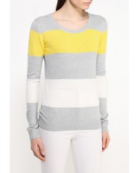 Женский разноцветный свитер с круглым вырезом от BlendShe