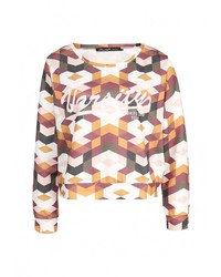 Женский разноцветный свитер с круглым вырезом от BlendShe