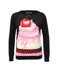 Женский разноцветный свитер с круглым вырезом от Boutique Moschino