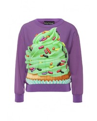 Женский разноцветный свитер с круглым вырезом от Boutique Moschino