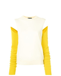 Женский разноцветный свитер с круглым вырезом от Calvin Klein