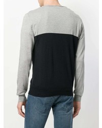 Мужской разноцветный свитер с круглым вырезом от Dondup