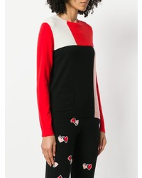 Женский разноцветный свитер с круглым вырезом от Chinti & Parker