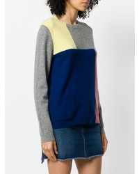Женский разноцветный свитер с круглым вырезом от Chinti & Parker
