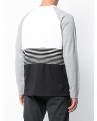 Мужской разноцветный свитер с круглым вырезом от Barena