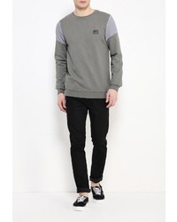 Мужской разноцветный свитер с круглым вырезом от Criminal Damage