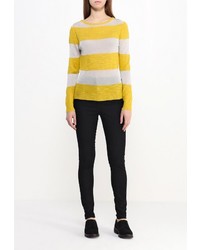 Женский разноцветный свитер с круглым вырезом от Gas