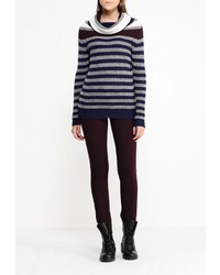 Женский разноцветный свитер с круглым вырезом от Gas