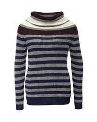 Женский разноцветный свитер с круглым вырезом от Gas