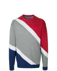 Мужской разноцветный свитер с круглым вырезом от GUILD PRIME