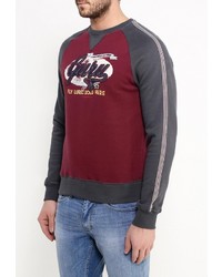 Мужской разноцветный свитер с круглым вырезом от Guru