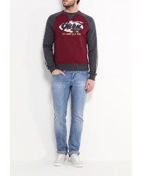 Мужской разноцветный свитер с круглым вырезом от Guru