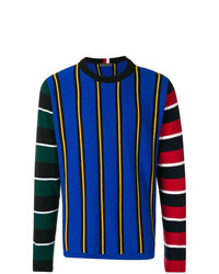 Мужской разноцветный свитер с круглым вырезом от Hilfiger Collection
