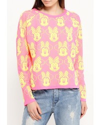 Женский разноцветный свитер с круглым вырезом от Iceberg