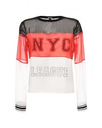 Женский разноцветный свитер с круглым вырезом от Jennyfer