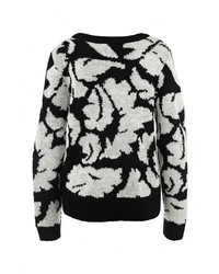 Женский разноцветный свитер с круглым вырезом от LAMANIA