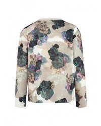 Женский разноцветный свитер с круглым вырезом от LAMANIA