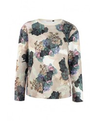 Женский разноцветный свитер с круглым вырезом от LAMANIA