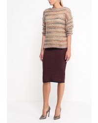 Женский разноцветный свитер с круглым вырезом от Liu Jo