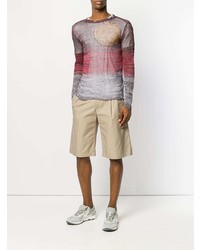 Мужской разноцветный свитер с круглым вырезом от Stella McCartney