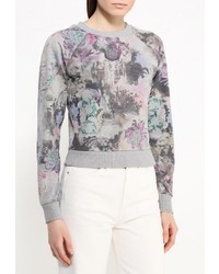 Женский разноцветный свитер с круглым вырезом от LOST INK