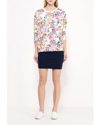 Женский разноцветный свитер с круглым вырезом от Love &amp; Light