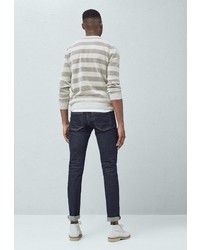 Мужской разноцветный свитер с круглым вырезом от Mango Man