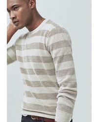 Мужской разноцветный свитер с круглым вырезом от Mango Man