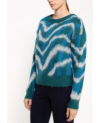 Женский разноцветный свитер с круглым вырезом от MARCIANO GUESS