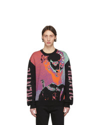 Мужской разноцветный свитер с круглым вырезом от McQ Alexander McQueen