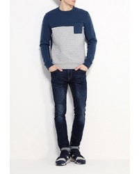 Мужской разноцветный свитер с круглым вырезом от Medicine