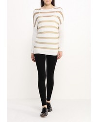 Женский разноцветный свитер с круглым вырезом от Mim