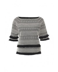 Женский разноцветный свитер с круглым вырезом от Motivi