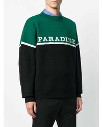 Мужской разноцветный свитер с круглым вырезом от Isabel Marant