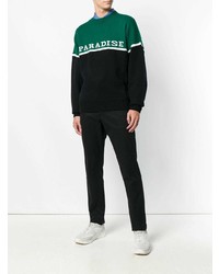 Мужской разноцветный свитер с круглым вырезом от Isabel Marant