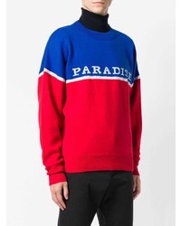 Мужской разноцветный свитер с круглым вырезом от Isabel Marant