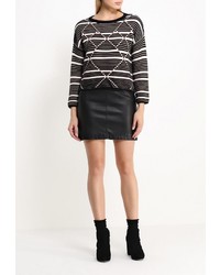 Женский разноцветный свитер с круглым вырезом от Pennyblack