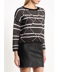 Женский разноцветный свитер с круглым вырезом от Pennyblack