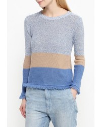 Женский разноцветный свитер с круглым вырезом от Pennyblack