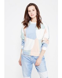 Женский разноцветный свитер с круглым вырезом от Pepe Jeans
