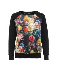 Женский разноцветный свитер с круглым вырезом от QED London